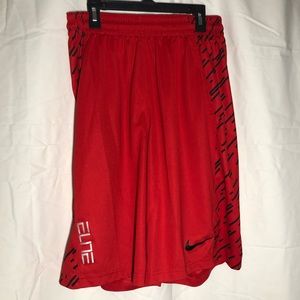 Men’s Nike red ELITE shorts